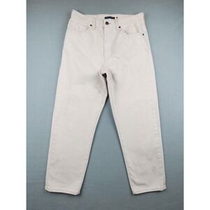Levi's Made & Crafted Column Pant Jeans Womens 30 White High Rise Ankle Denim